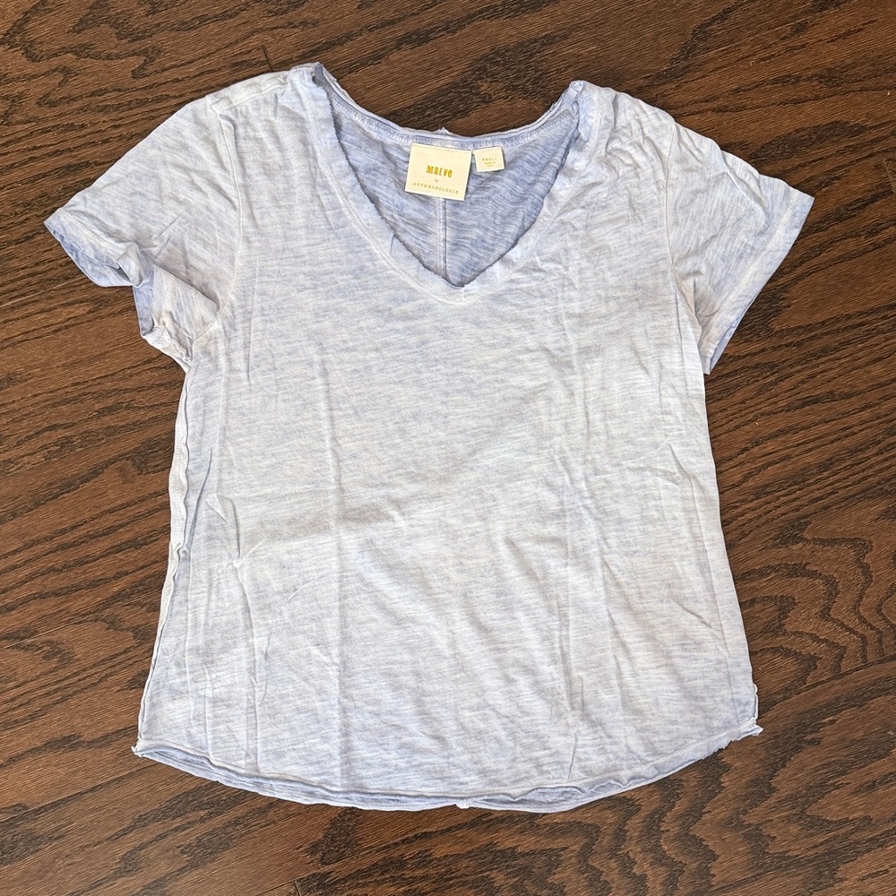 Maeve Light Purple Short Sleeve Tee